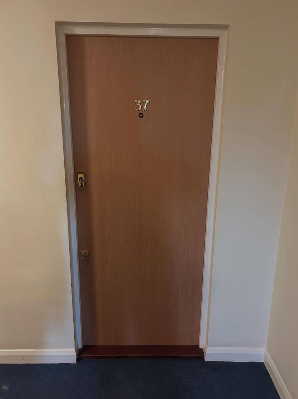 FD30 flat entrance fire door installed following Fire Risk Assessment, SW18 Wandsworth