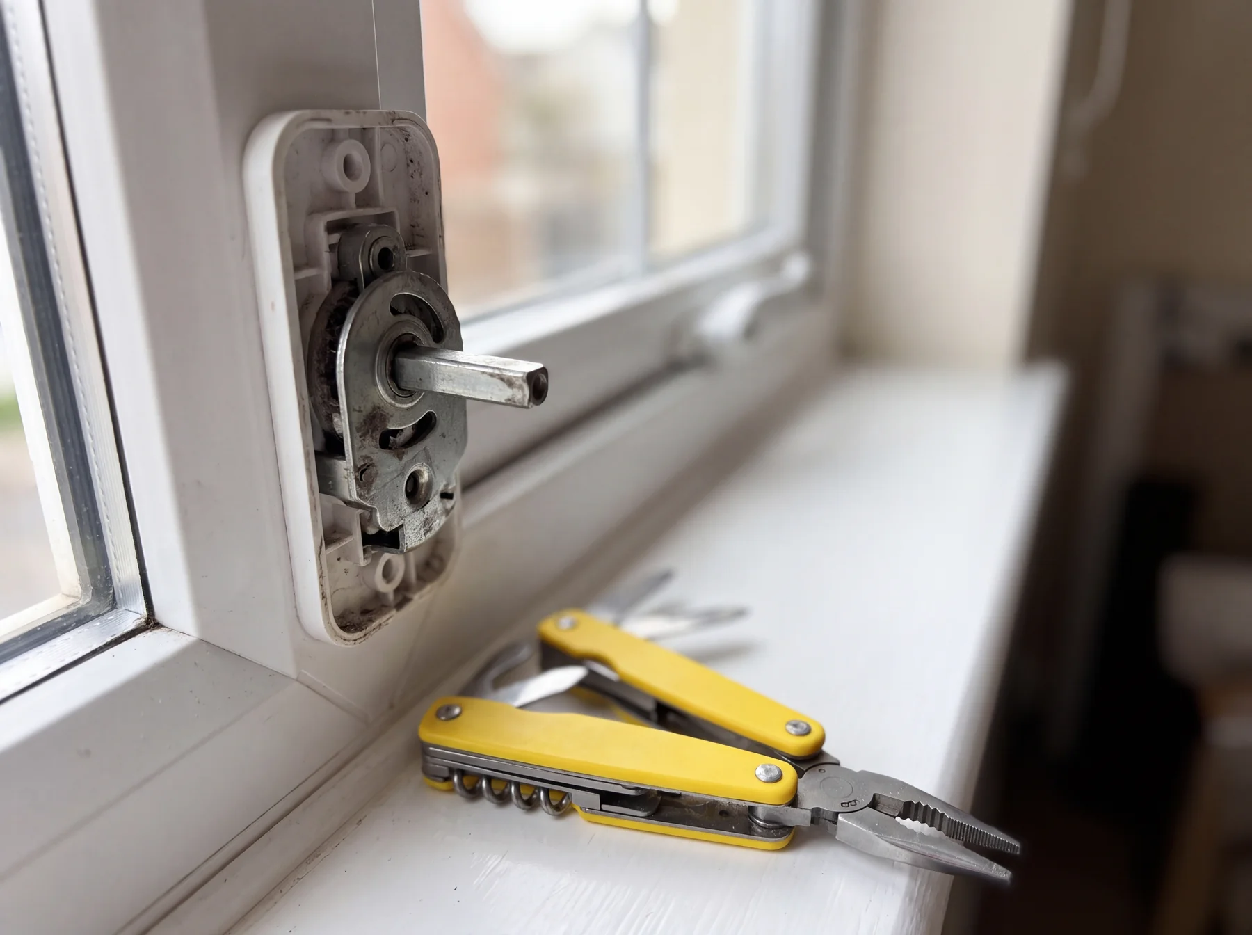 Window handle mechanism repair