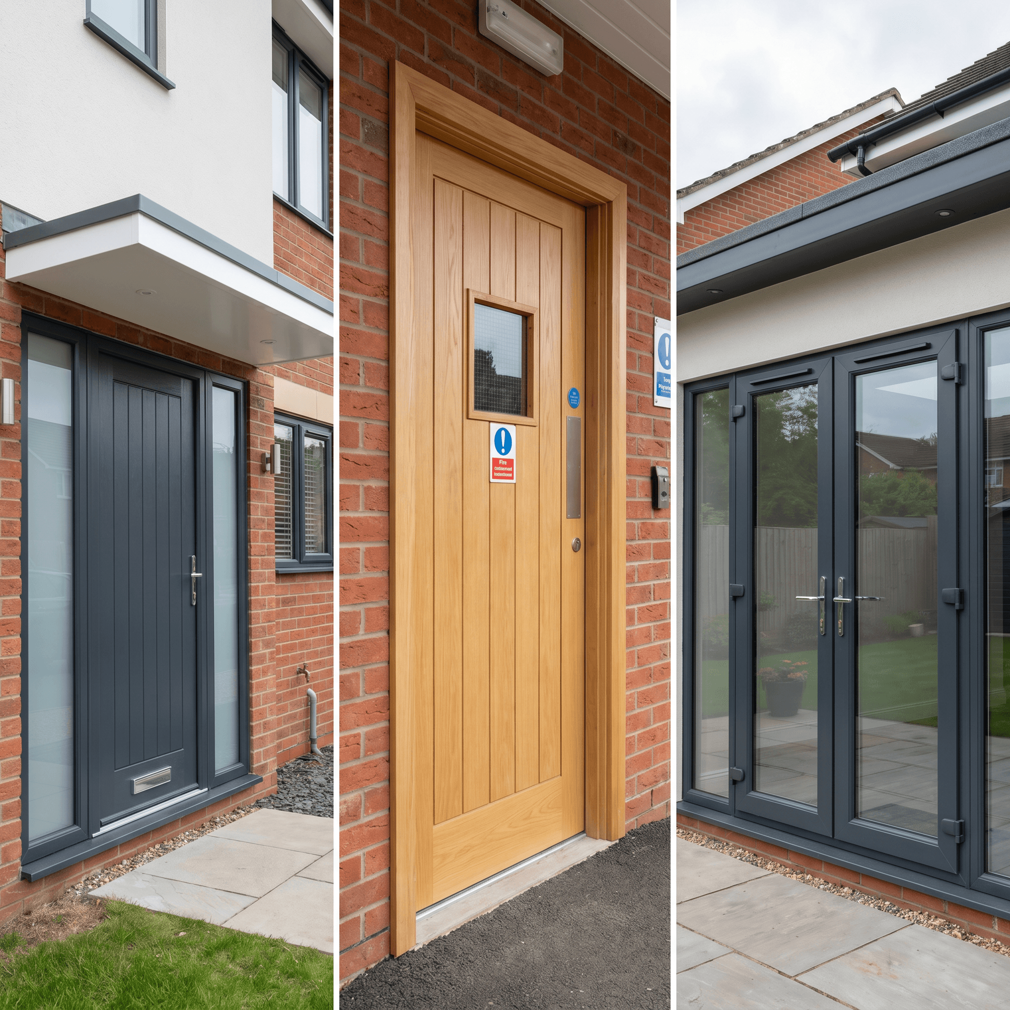 Composite, fire door, bifold and timber door installation, Sutton Surrey